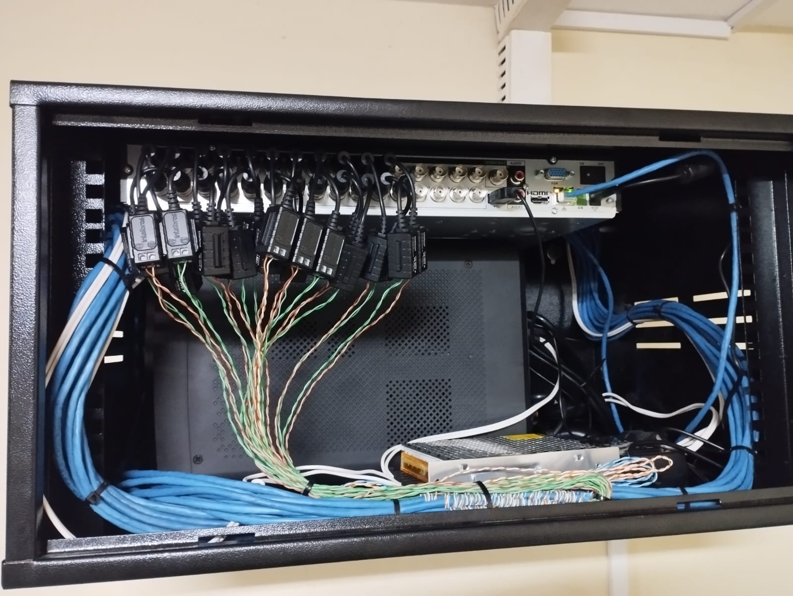 Detalhe de Organização de Rack
